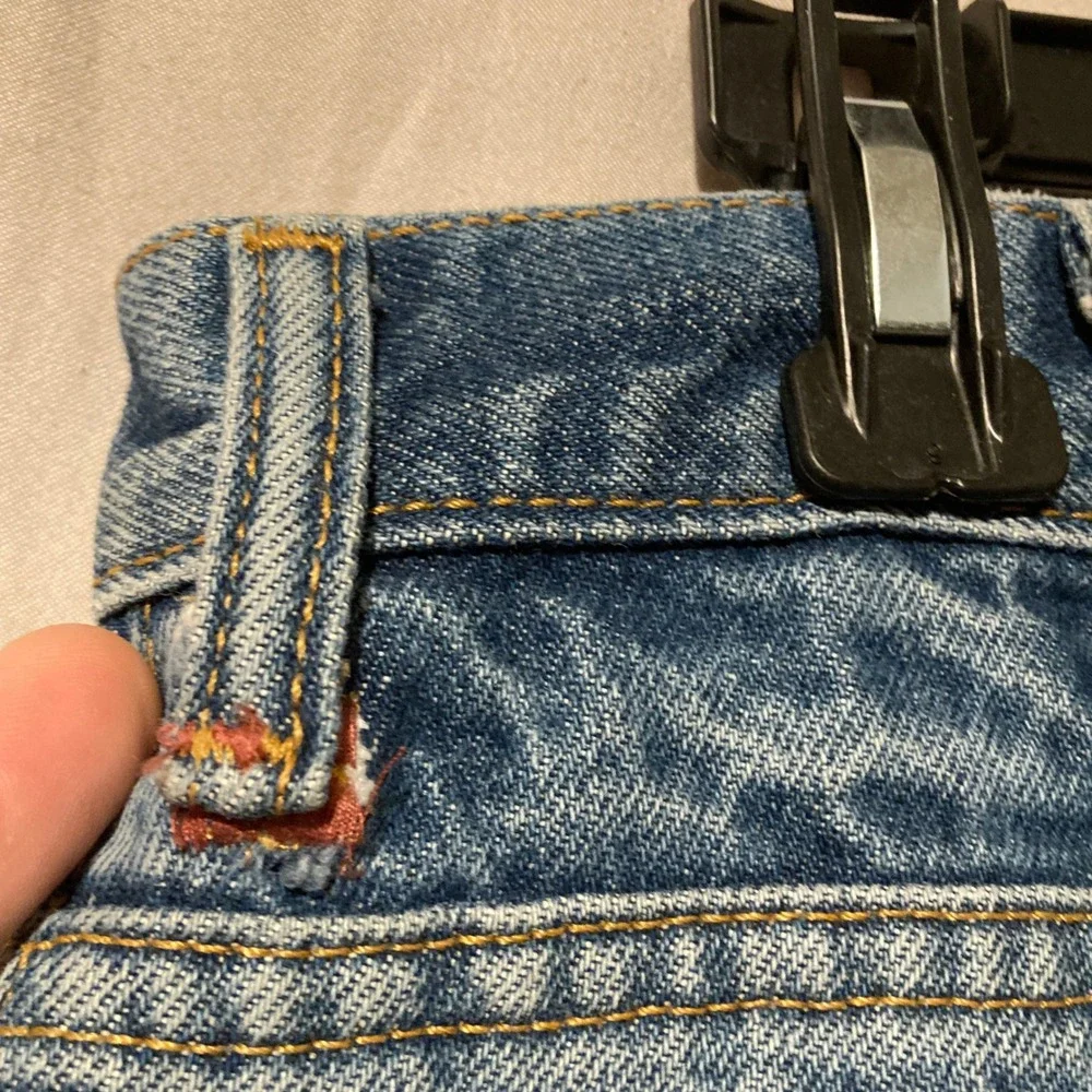 Vintage 90s Levis 517 Bootcut Jeans Medium Wash Denim 33x30 Faded Western Cowboy